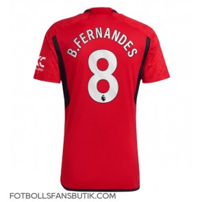 Manchester United Bruno Fernandes #8 Replika Hemmatröja 2023-24 Kortärmad